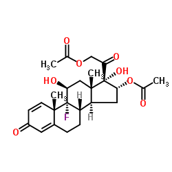 Triamcinolone diacetate structure, CAS 67-78-7