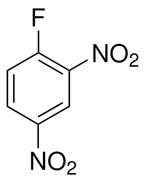 2,4-Dinitrofluorobenzene structure, CAS 70-34-8