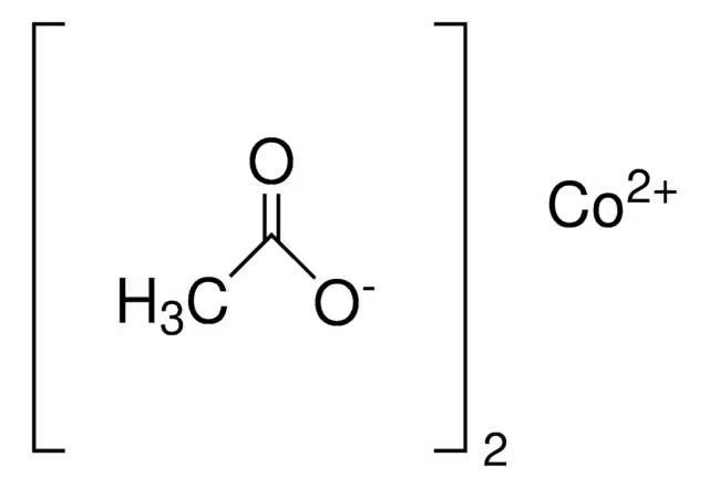 Cobalt acetate structure, CAS 71-48-7