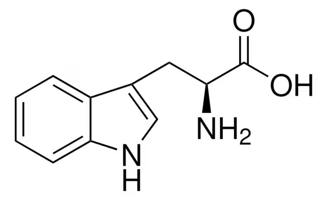 L-Tryptophan structure, CAS 73-22-3