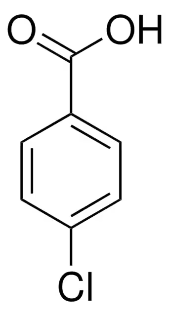 4-Chlorobenzoic acid structure, CAS 74-11-3