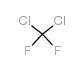 Dichlorodifluoromethane structure, CAS 75-71-8