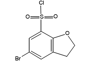 2,3-Dihydro-1-benzofuran-5-carbonyl chloride structure, CAS 55745-71-6