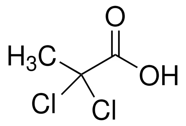 2,2-Dichloropropionic acid structure, CAS 75-99-0