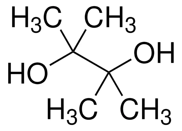 Pinacol structure, CAS 76-09-5