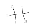 1,1,2-Trichlorotrifluoroethane structure, CAS 76-13-1