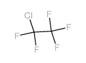 Chloropentafluoroethane structure, CAS 76-15-3