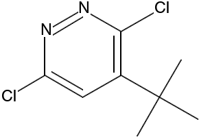 4-TERT-BUTYL-3,6-DICHLOROPYRIDAZINE structure, CAS 22808-29-3