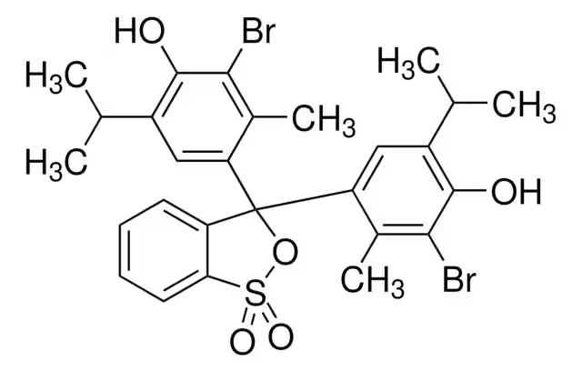 Bromothymol Blue structure, CAS 76-59-5