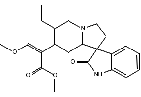 Rhynchophylline structure, CAS 76-66-4