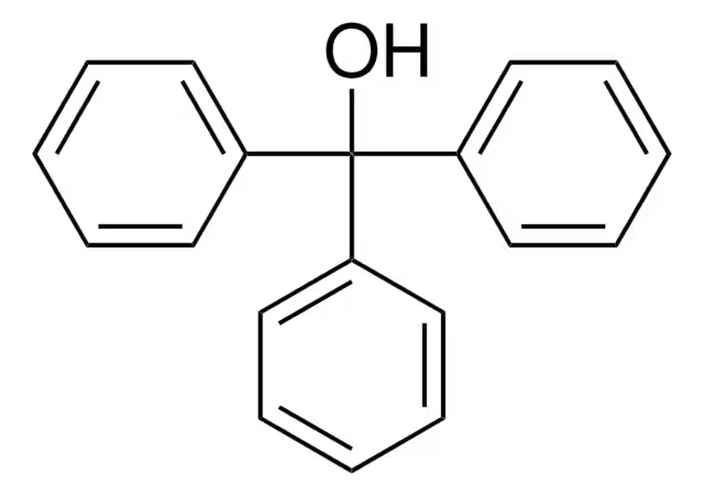 Triphenylmethanol structure, CAS 76-84-6
