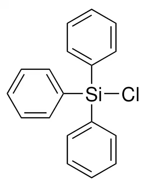Triphenylsilyl chloride structure, CAS 76-86-8