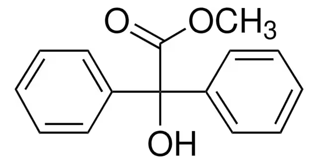Methyl benzilate structure, CAS 76-89-1