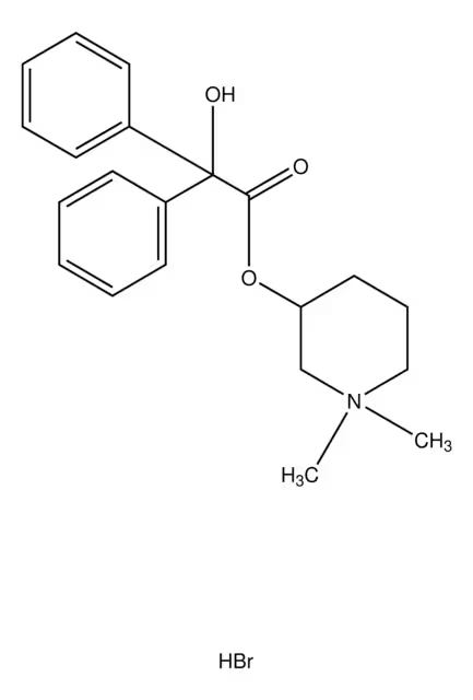 Mepenzolate bromide structure, CAS 76-90-4