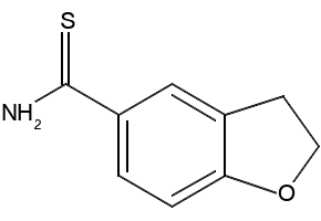 2,3-Dihydrobenzo[b]furan-5-thioamide structure, CAS 306936-08-3