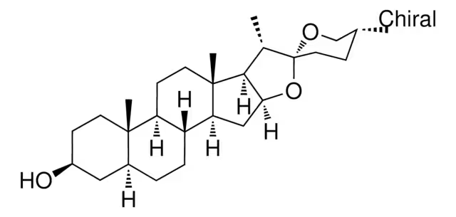 Tigogenin structure, CAS 77-60-1