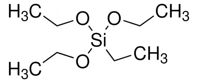 Ethyltriethoxysilane structure, CAS 78-07-9