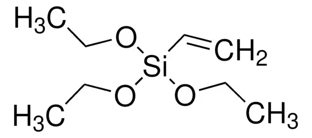 Triethoxyvinylsilane structure, CAS 78-08-0