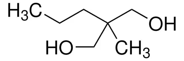 2-Methyl-2-propyl-1,3-propanediol structure, CAS 78-26-2