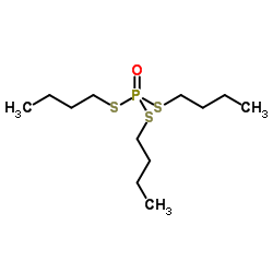 1,2,4-Tributylphosphorotrithioate structure, CAS 78-48-8