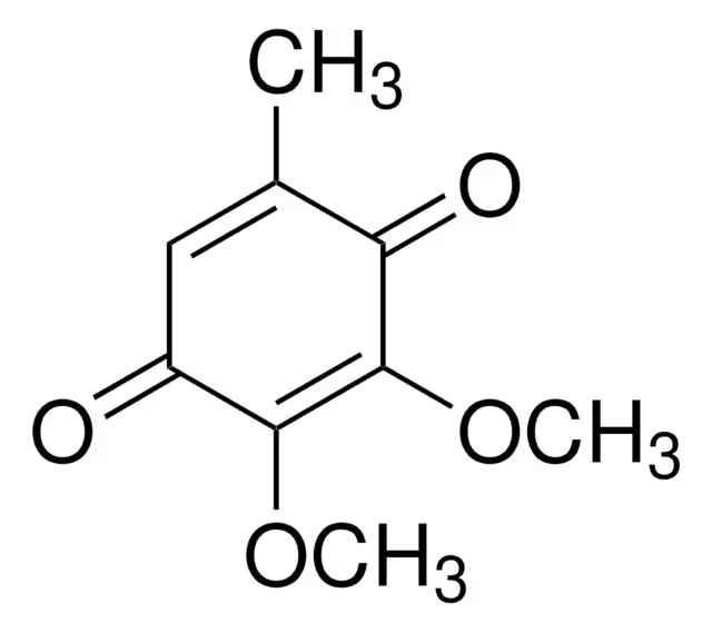2,3-Dimethoxy-5-methyl-1,4-benzoquinone structure, CAS 605-94-7
