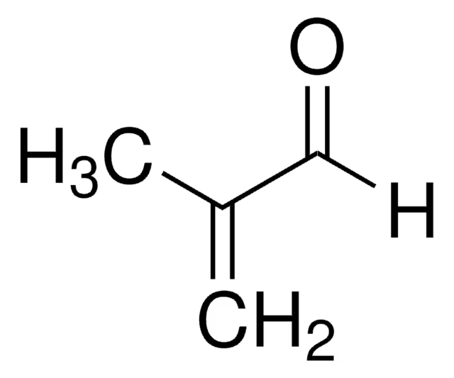 Methacrolein structure, CAS 78-85-3
