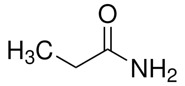 Propionamide structure, CAS 79-05-0