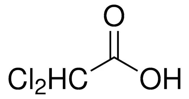 Dichloroacetic acid structure, CAS 79-43-6