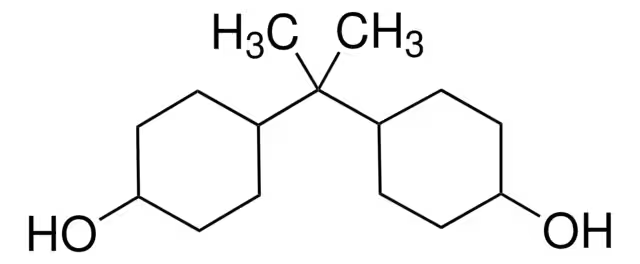 4,4'-Isopropylidenedicyclohexanol structure, CAS 80-04-6
