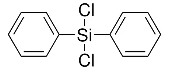 Dichlorodiphenylsilane structure, CAS 80-10-4