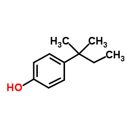 4-tert-Amylphenol structure, CAS 80-46-6