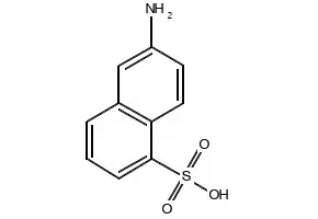6-Amino-1-naphthalenesulfonic acid structure, CAS 81-05-0