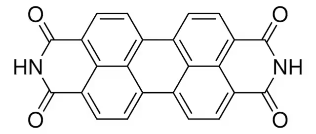 3,4,9,10-Perylenetetracarboxylic diimide structure, CAS 81-33-4
