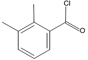 2,3-Dimethylbenzene-1-carbonyl chloride structure, CAS 21900-46-9