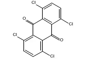 1,4,5,8-Tetrachloroanthraquinone structure, CAS 81-58-3