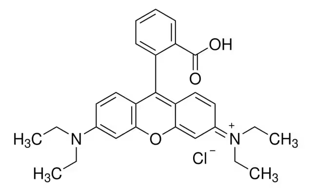 Rhodamine B structure, CAS 81-88-9