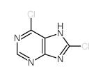 6,8-DICHLOROPURINE structure, CAS 19916-15-5
