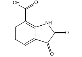 2,3-Dioxoindoline-7-carboxylic acid structure, CAS 25128-35-2