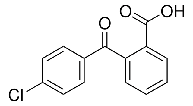 2-(4-Chlorobenzoyl)benzoic acid structure, CAS 85-56-3