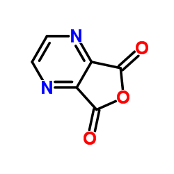 2,3-Pyrazinedicarboxylic anhydride structure, CAS 4744-50-7