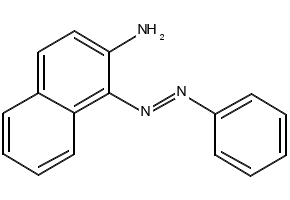 Solvent Yellow 5 structure, CAS 85-84-7