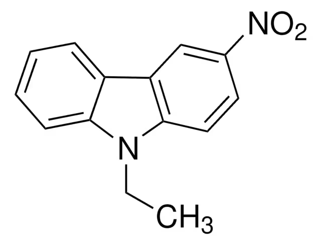 9-Ethyl-3-nitrocarbazole structure, CAS 86-20-4
