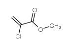 METHYL ALPHA-CHLOROACRYLATE structure, CAS 80-63-7