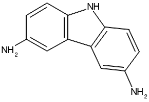 3,6-Diaminocarbazole structure, CAS 86-71-5