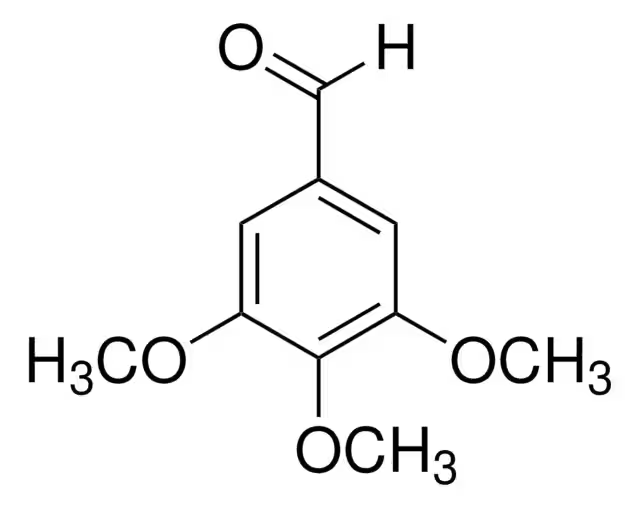 3,4,5-Trimethoxybenzaldehyde structure, CAS 86-81-7