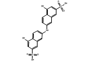 Rhoduline acid structure, CAS 87-03-6