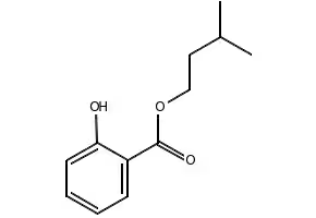 Isoamyl salicylate structure, CAS 87-20-7