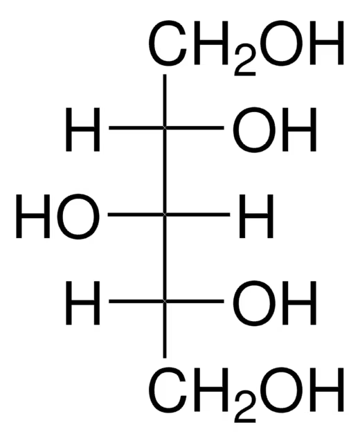 Xylitol structure, CAS 87-99-0