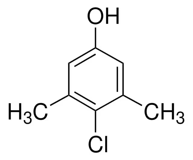 4-Chloro-3,5-dimethylphenol structure, CAS 88-04-0