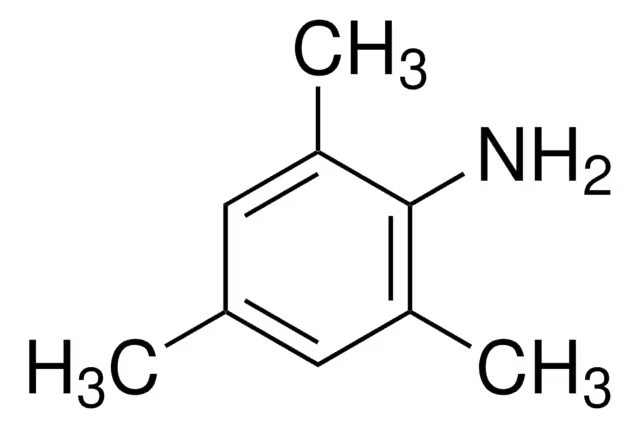 2,4,6-Trimethylaniline structure, CAS 88-05-1